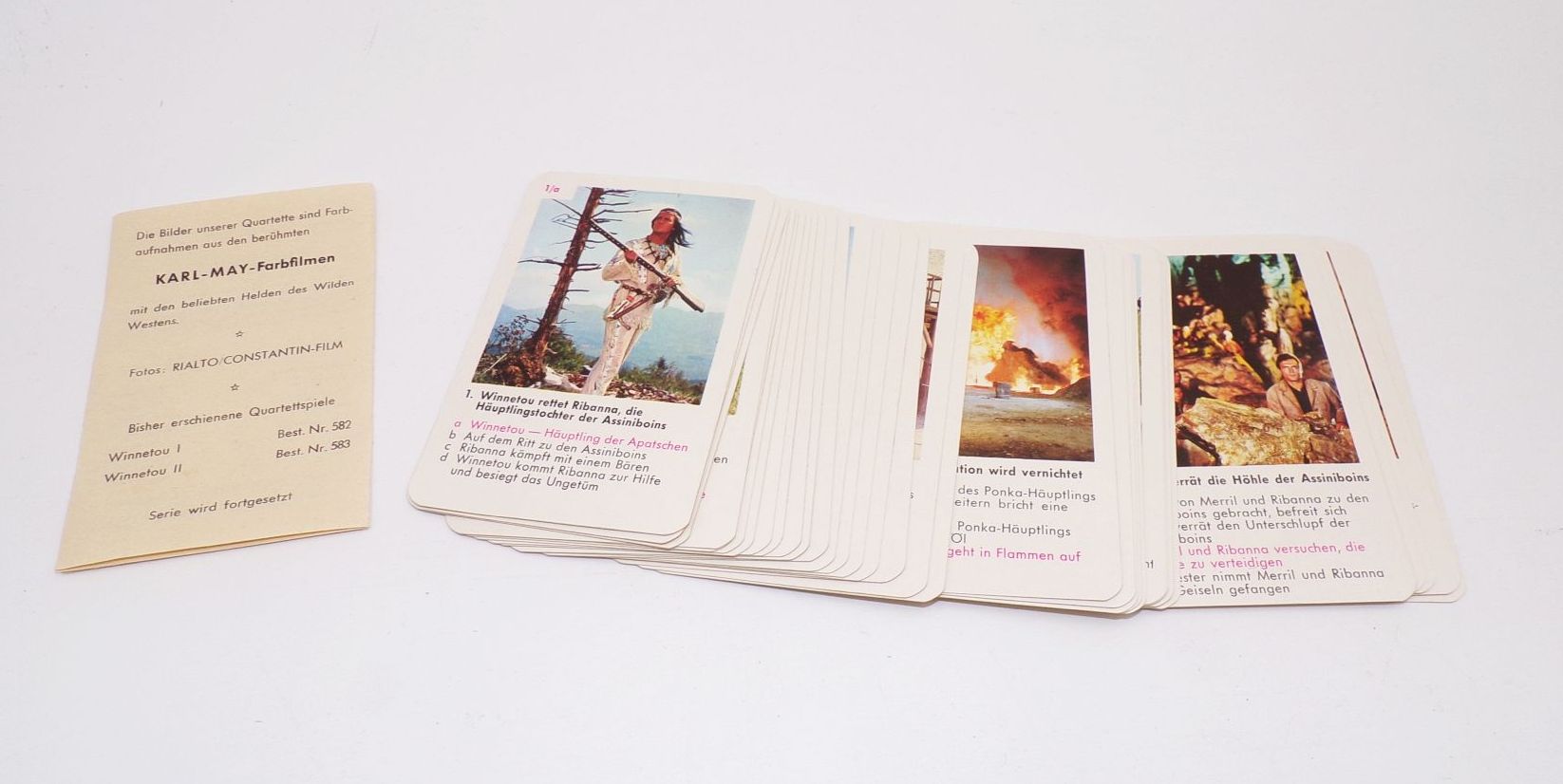 Winnetou Karl May II Kartenspiel Schmid Spiele 