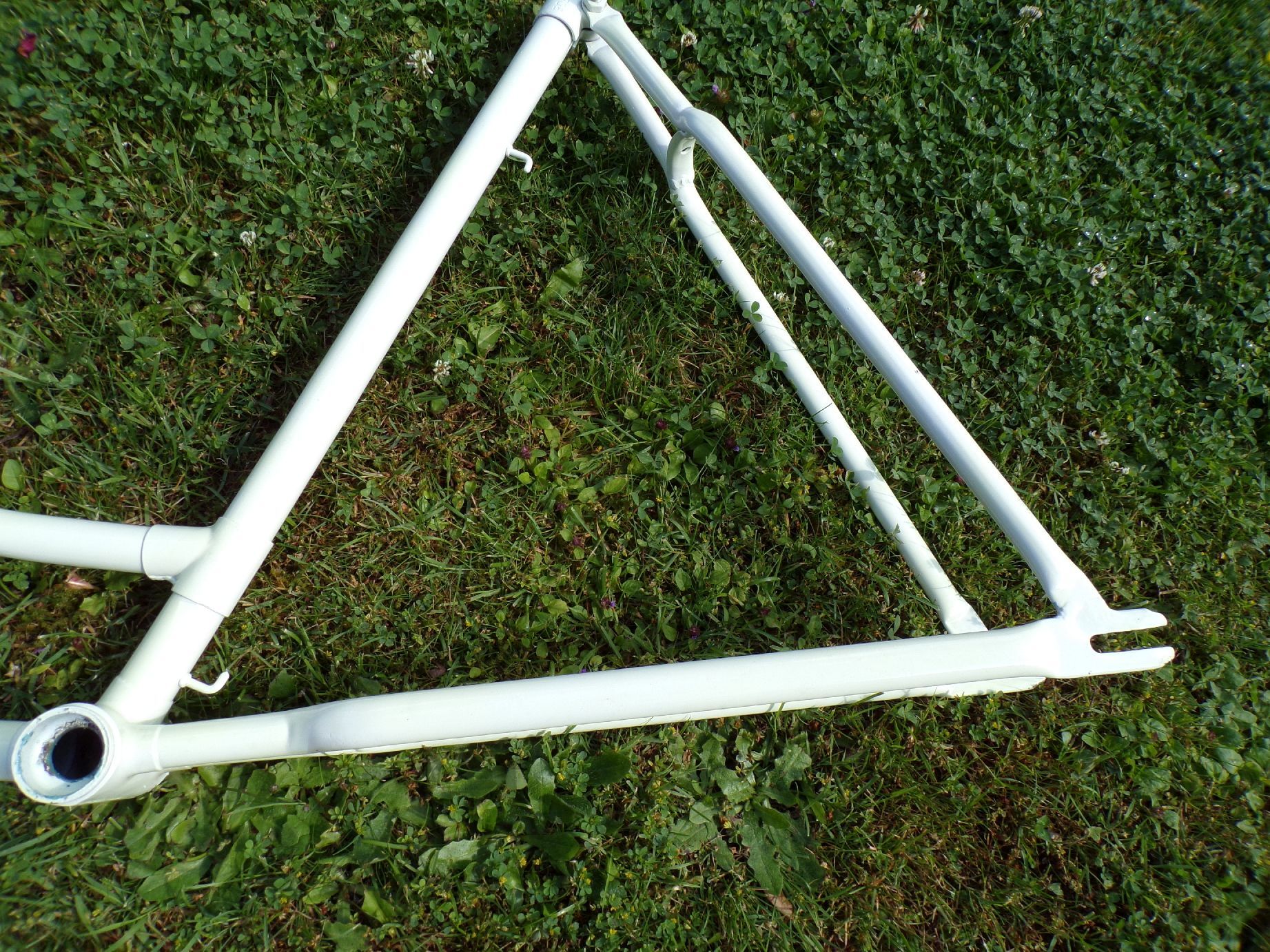 DDR Fahrradrahmen wohl Mifa 26 Zoll Damenrad mit Fahrradgabel grundiert