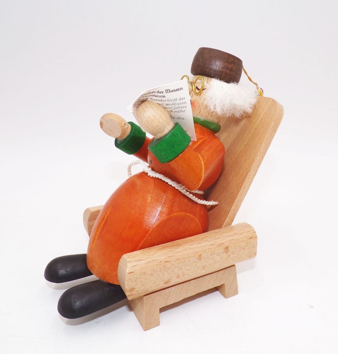 Räuchermann Opa Erzgebirge Handarbeit Kunstgewerbe Lutherer KG 