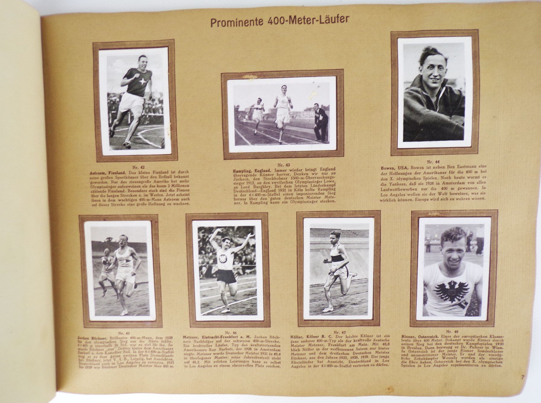 Bulgaria Sport Photos Sammelbilderalbum Babe Ruth 1930 er trading cards