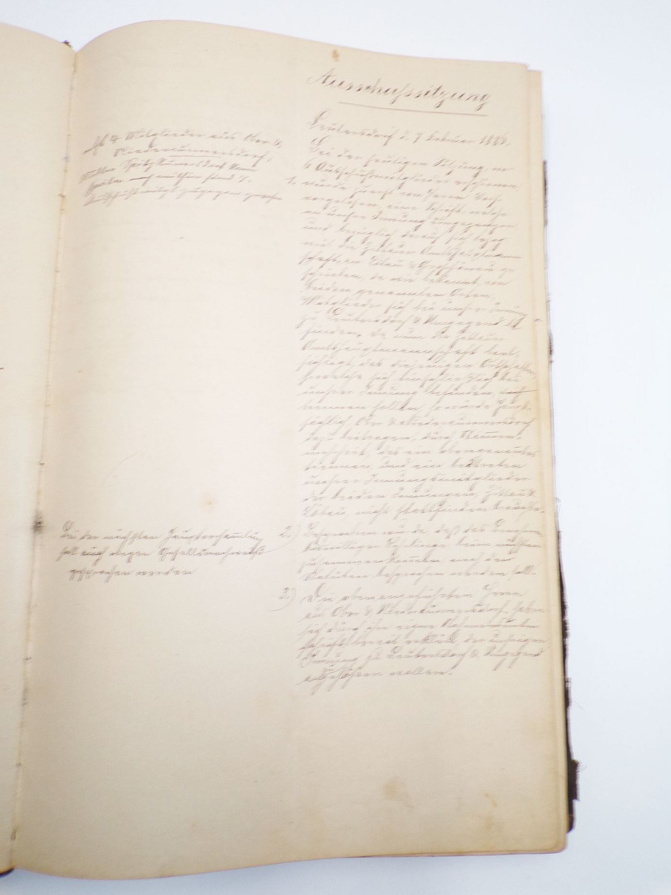 Handgeschriebenes Buch Bäcker Innung Leutersdorf Oberlausitz ab 1885 Handgeschriebenes Buch Bäcker Innung Leutersdorf Oberlausitz ab 1885