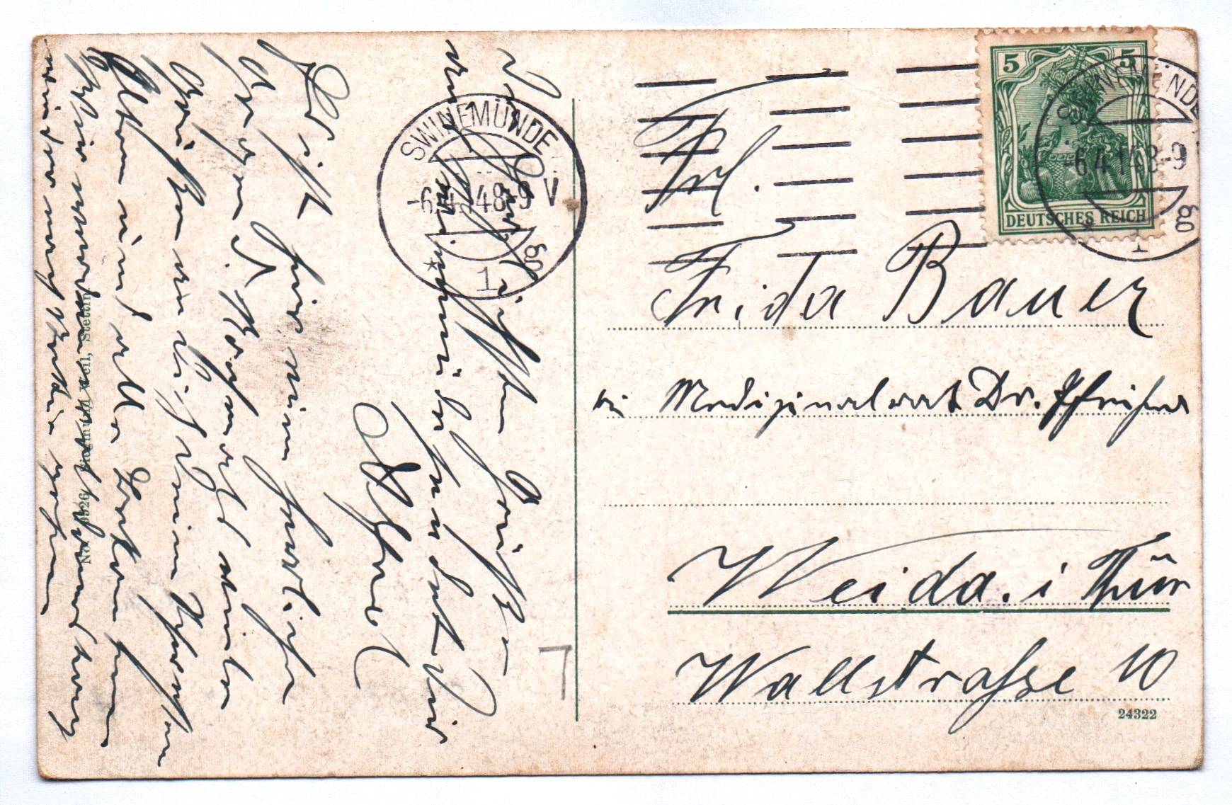 Künstler Ak Seebad Swinemünde Strandpromenade 1914