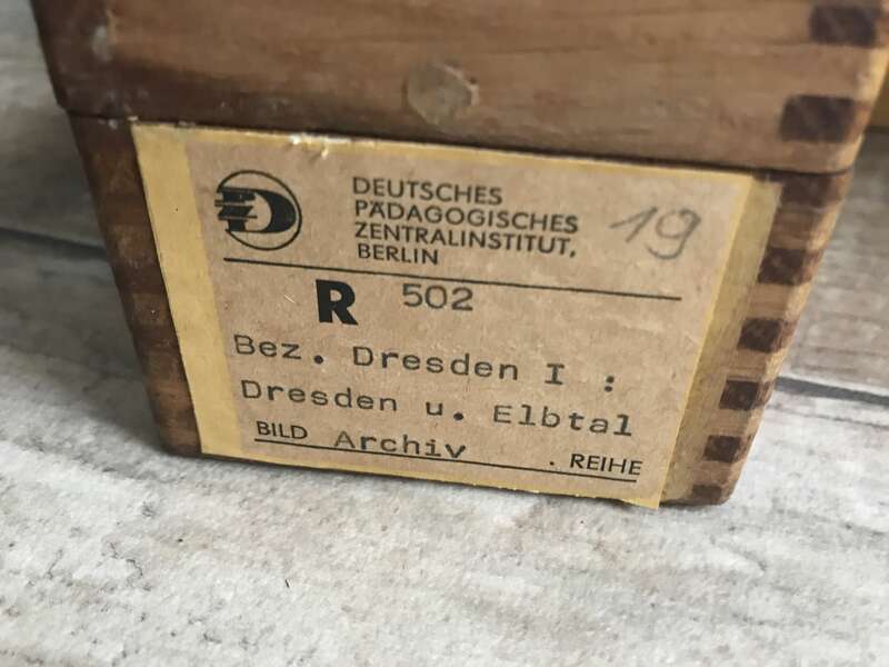 Dias alte Lehrmittel Sowjetunion Deutschland Glasdias