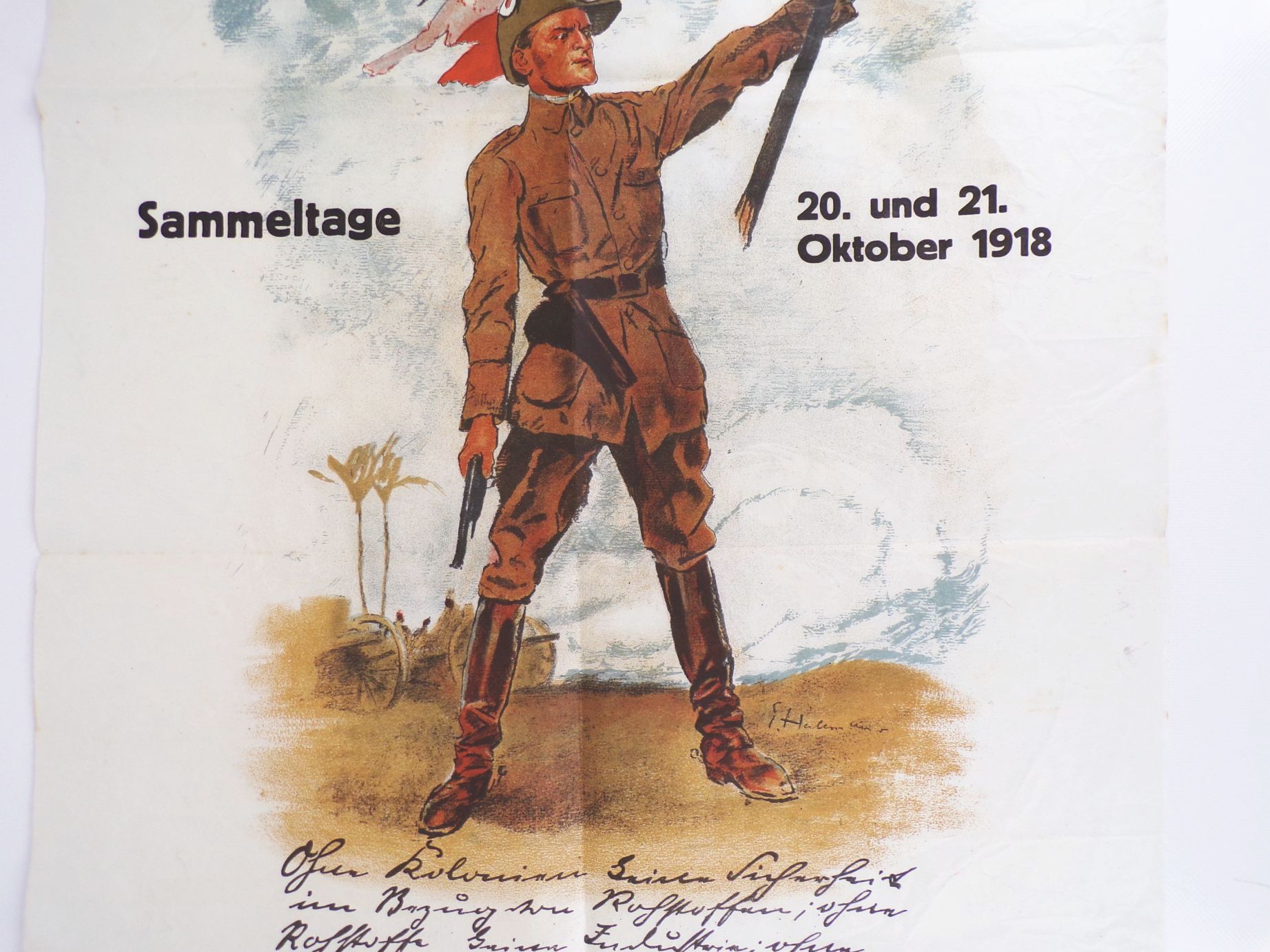 Altes Plakat Kolonial Kriegerspende Deutsch Südwest 1918 