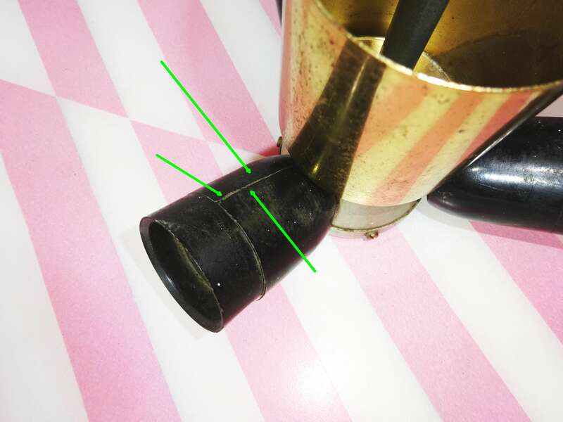 Deckenleuchte Rot Weiß Rockabilly Vintage Lampe 1960er Schalenlampe