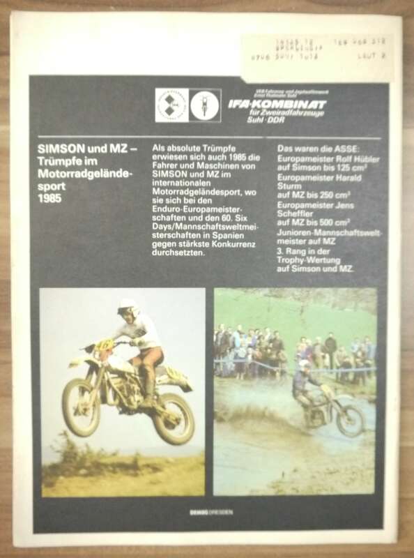 KFT Heft Dezember 1985 SR 50 80 Simson die neue Rollerserie aus Suhl