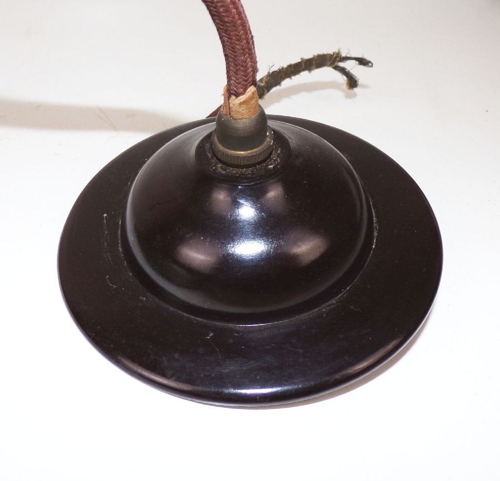 Art Deco Pendelleuchte Emaille Lampe Grün Weiß E27 Emaillampe