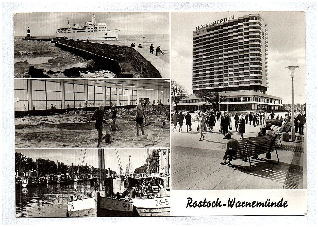 Ak Rostock Warnemünde DDR Hotel Neptun Ak Rostock Warnemünde DDR Hotel Neptun