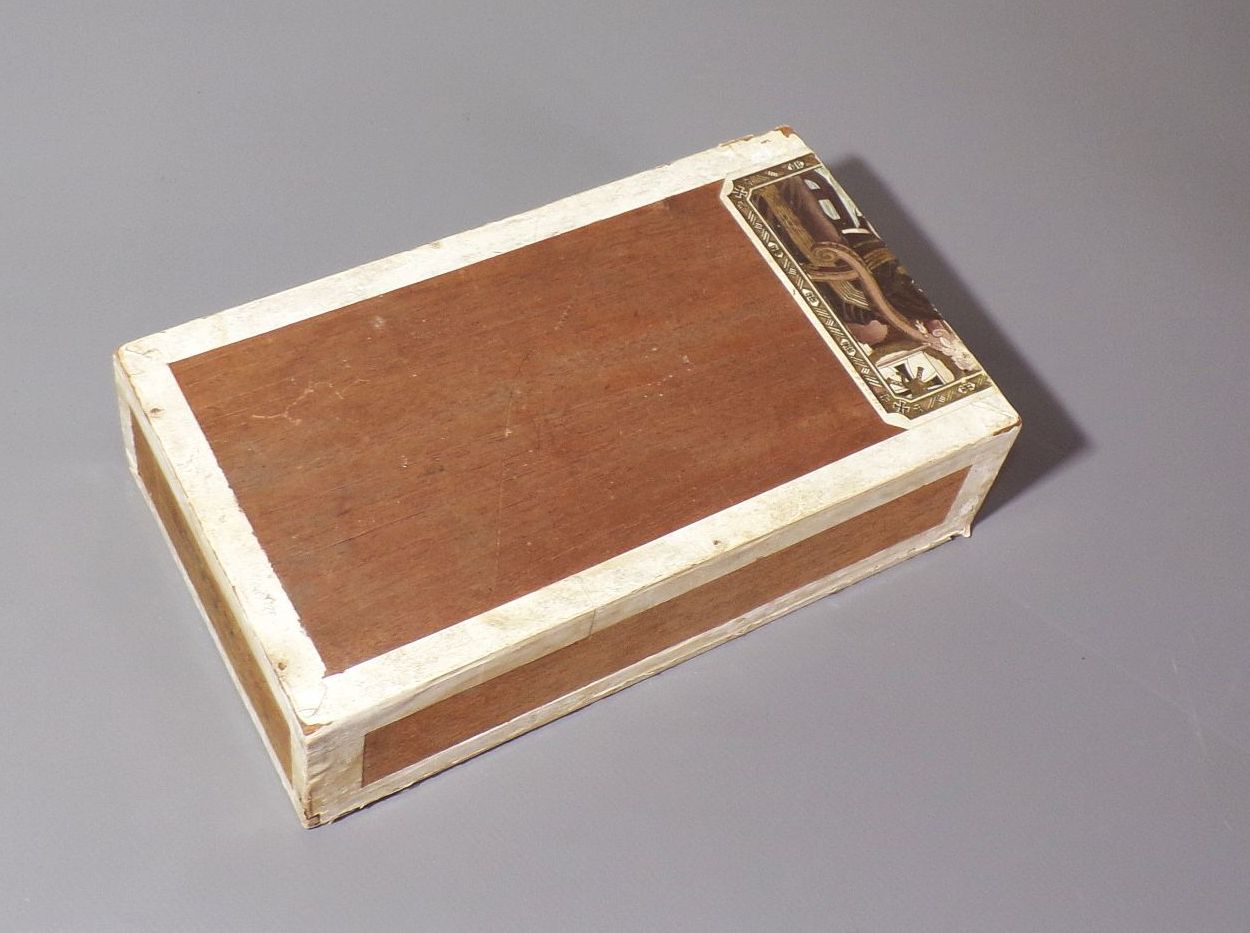 Alte Zigarrenkiste Grossadmiral Kaiserreich Heinrich von Preußen 1 Wk