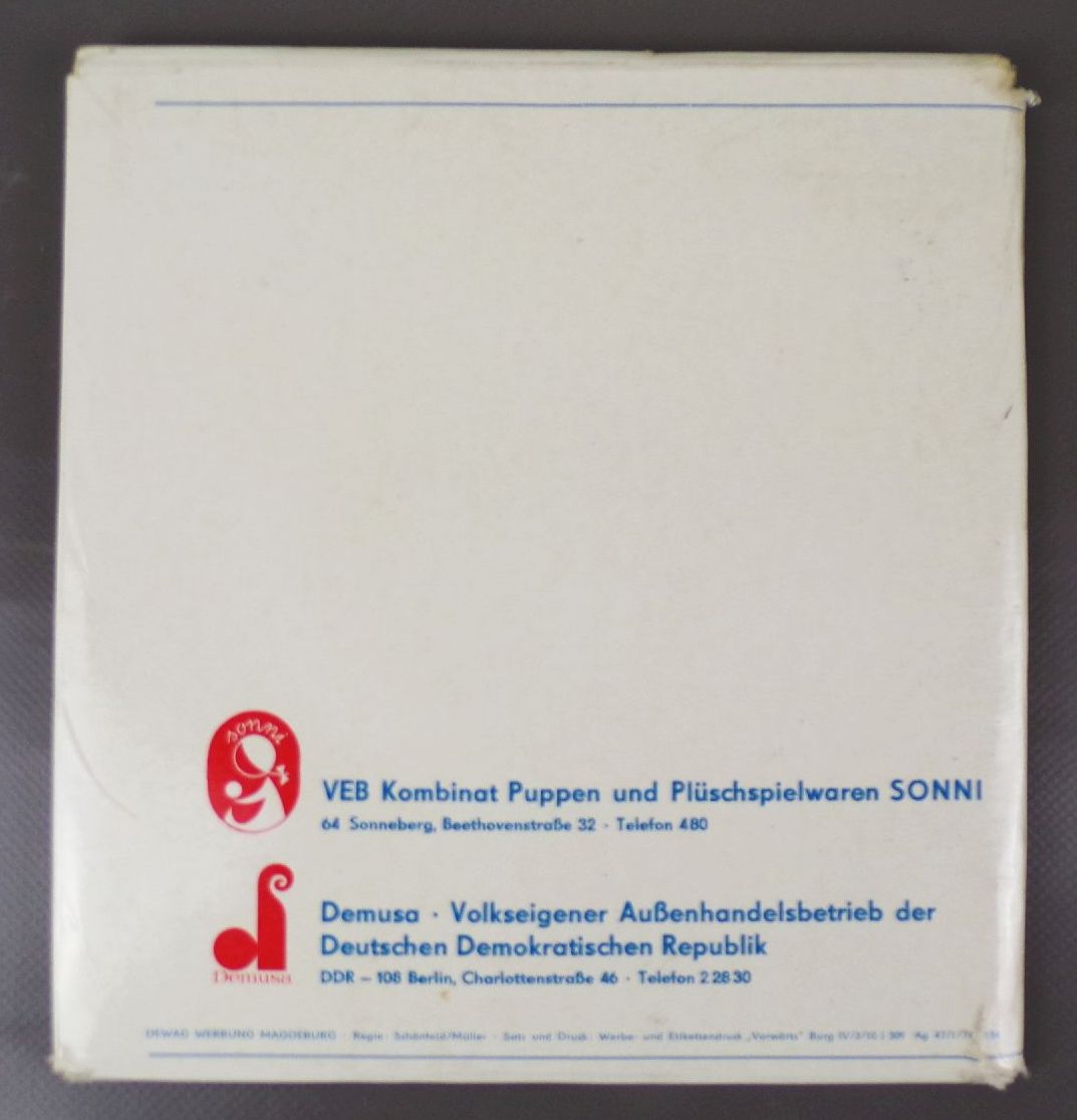 Sonni Katalog DDR Puppen Plüschspielwaren 1974 Sonni Katalog DDR Puppen Plüschspielwaren 1974