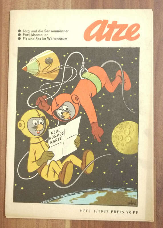 Atze DDR Comic Jörg und die Sensenmänner 1967 Heft 1
