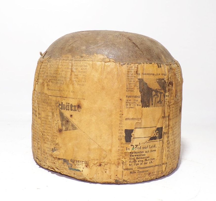 Alte Hutform Form Zeitungspapier Hutmacher Werkzeug Deko