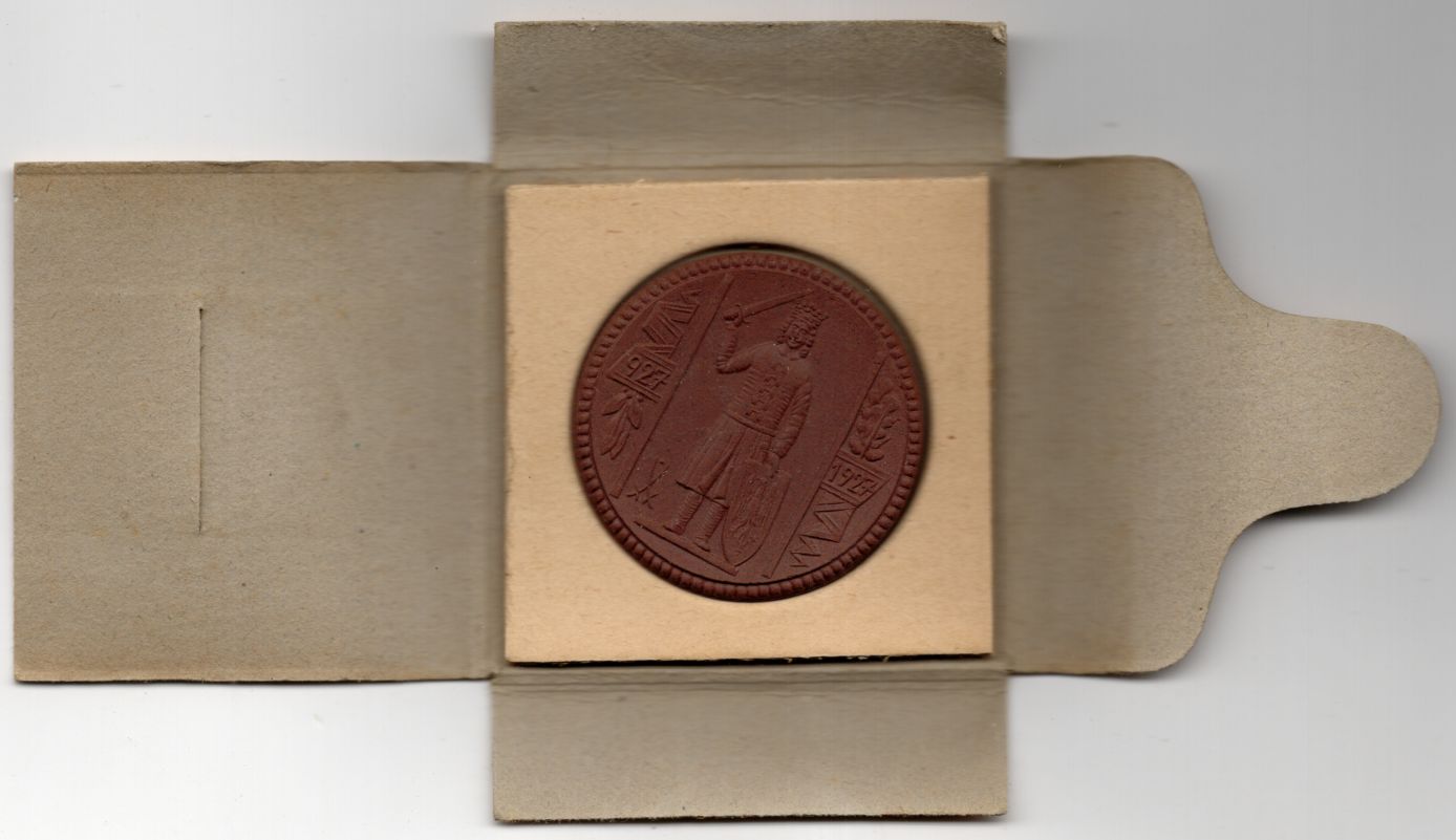 Meissen Medaille Nordhausen 1927 mit Kuvert Meissen Medaille Nordhausen 1927 mit Kuvert