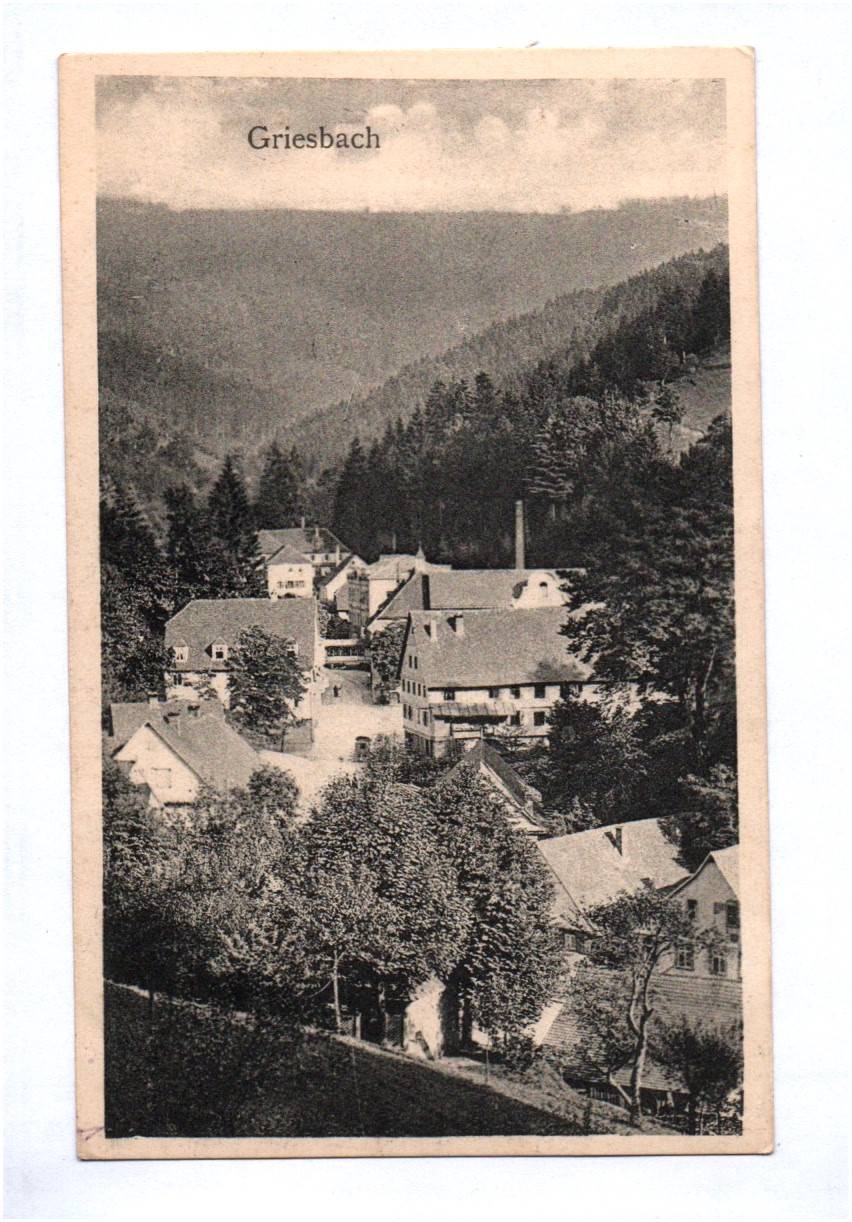 Ak Griesbach Schwarzwald um 1910 Ak Griesbach Schwarzwald um 1910