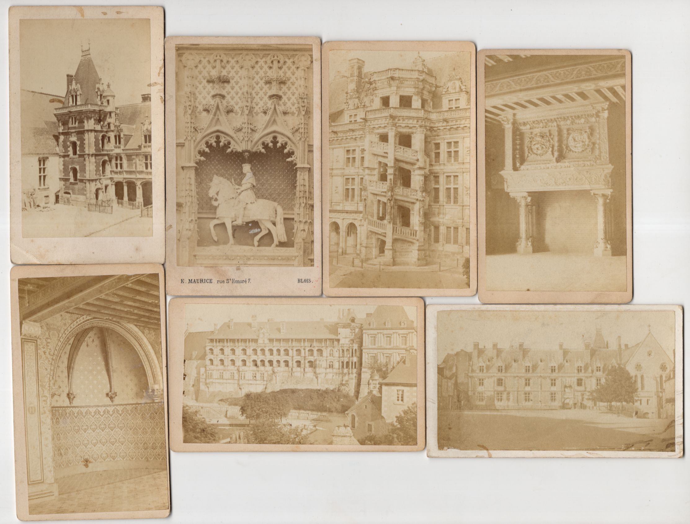 CDV Foto Chateau de Blois 1871 France photos