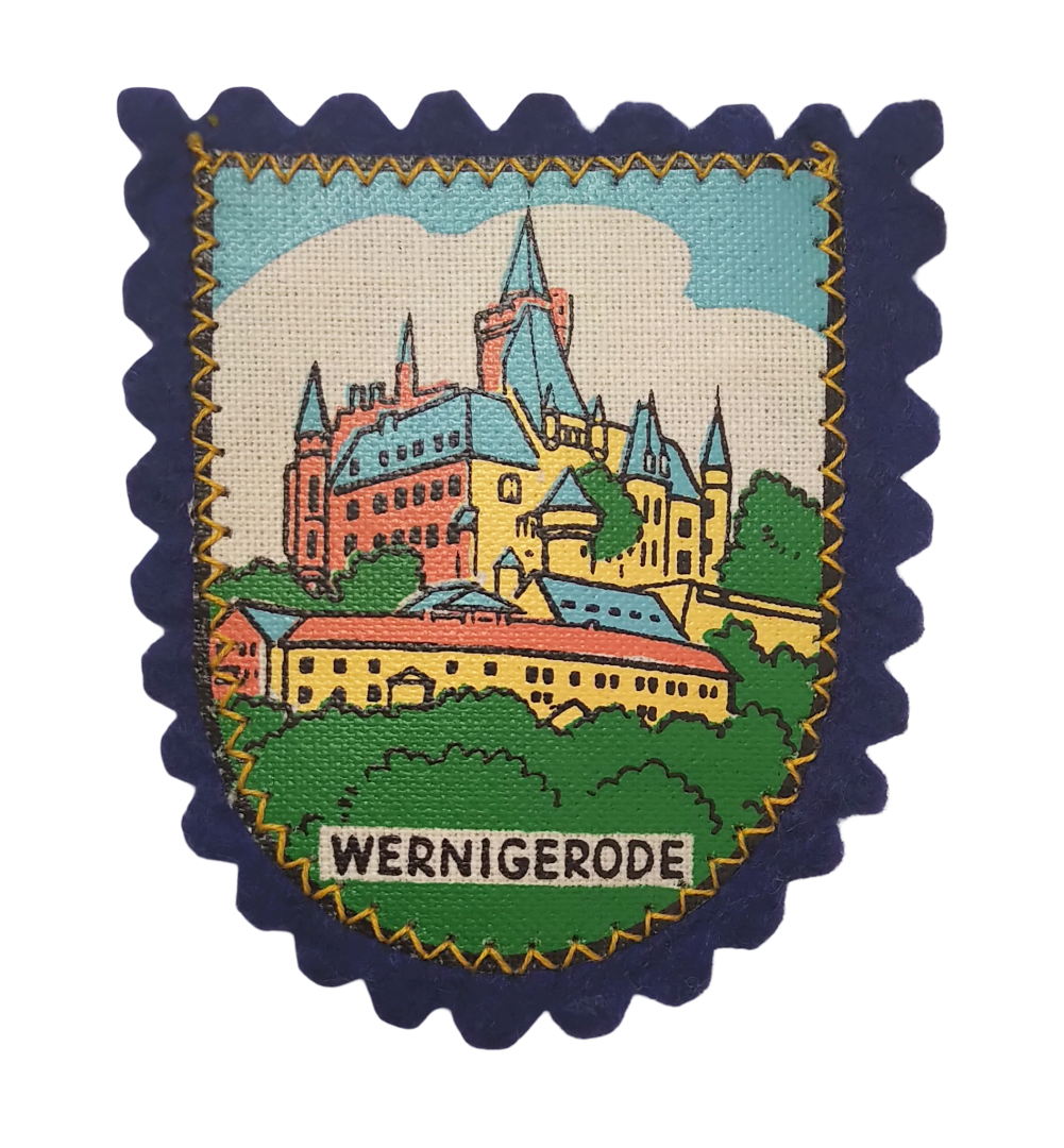 DDR Aufnäher Wernigerode Schloss patch DDR Aufnäher Wernigerode Schloss patch