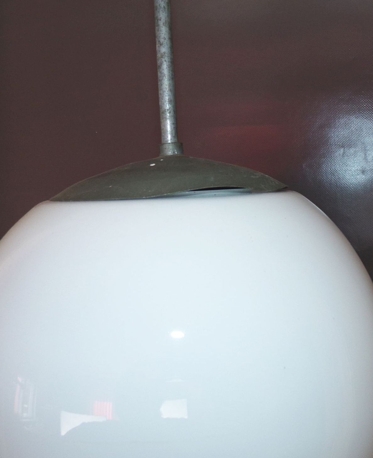 Alte Bauhaus Kugellampe Pendellampe Art Deco Vintage Leuchte 