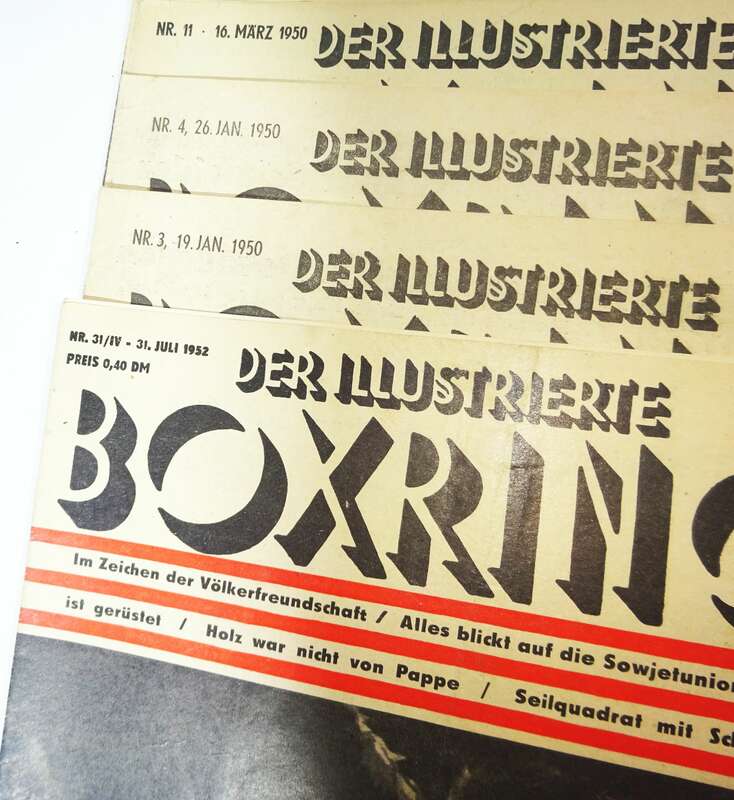 Konvolut Zeitschriften - Der illustrierte Boxring - 1949-1952 Boxen Boxer !