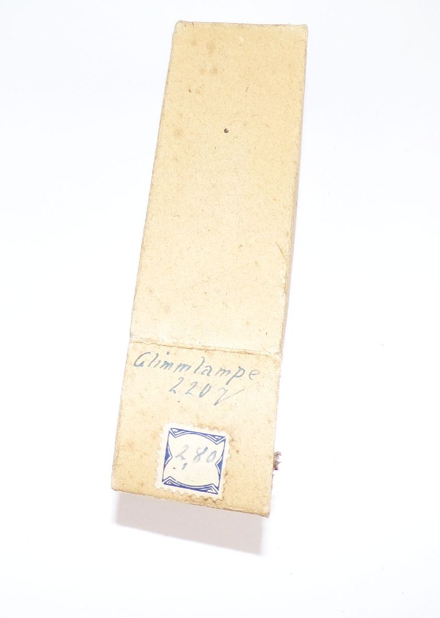 Alte Glimmlampe 220 V E27 Beleuchtung Leuchtmittel Glühleuchte Alte Glimmlampe 220 V E27 Beleuchtung Leuchtmittel Glühleuchte