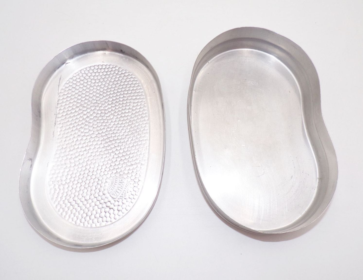 Alte Brotdose DDR Bemmbüchse Pausenbrot Dose Box Aluminium