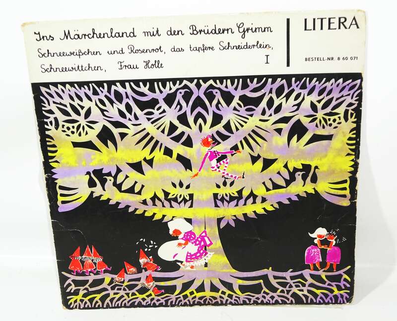 Ins Märchenland mit den Brüdern Grimm I 1965 DDR Märchen Schallplatte 