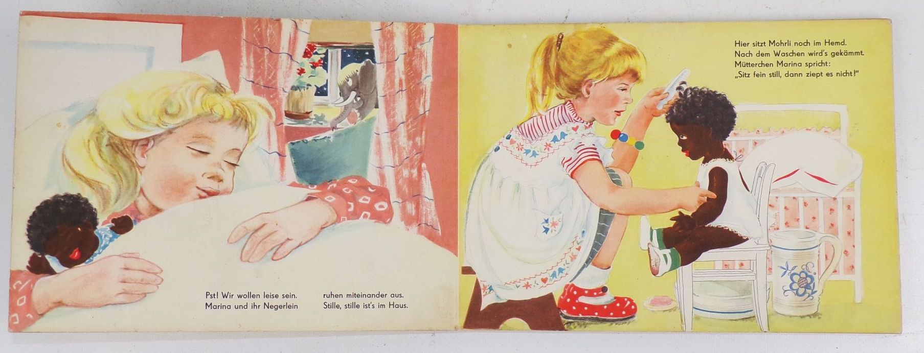 Marinas Negerpuppe Ein Buch für die Kleinen DDR Kinderbuch 1959