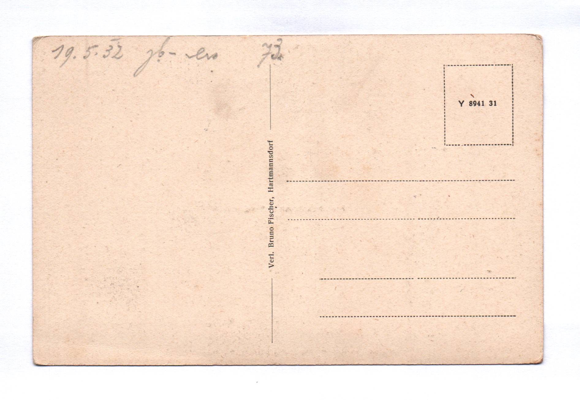 Ak Kleinbobritzsch bei Frauenstein 1932 Gasthof Fürstental Ak Kleinbobritzsch bei Frauenstein 1932 Gasthof Fürstental
