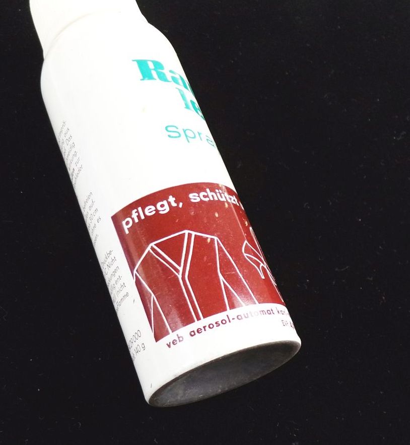 Rauh Leder Spray DDR VEB Aerosol Automat Karl Marx Stadt Vintage 