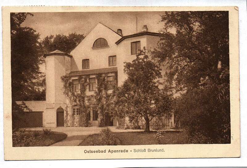 Ak Ostseebad Apenrade Schloß Brunlund 1919