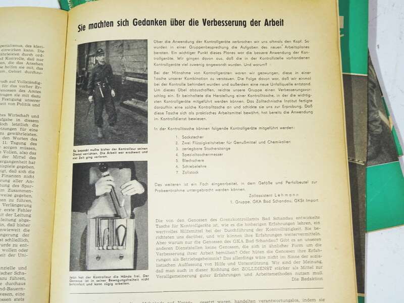Der Zoll Dienst 1961 Nr 1 2 3 4 5 6 7 8 10 11 12 Grenzschutz DDR
