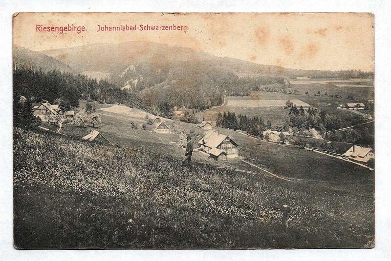 Ak Riesengebirge Johannesbad Schwarzenberg Österreich 1912