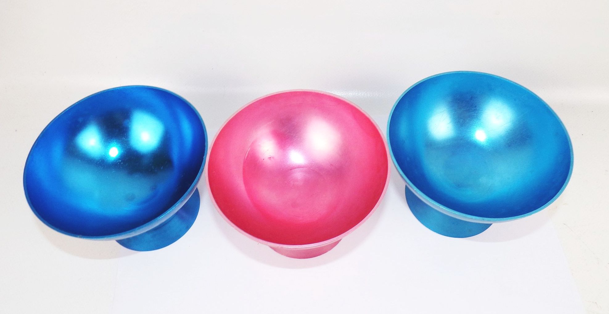 DDR Eisbecher 3 Stück Eisschale Retro 1970er 