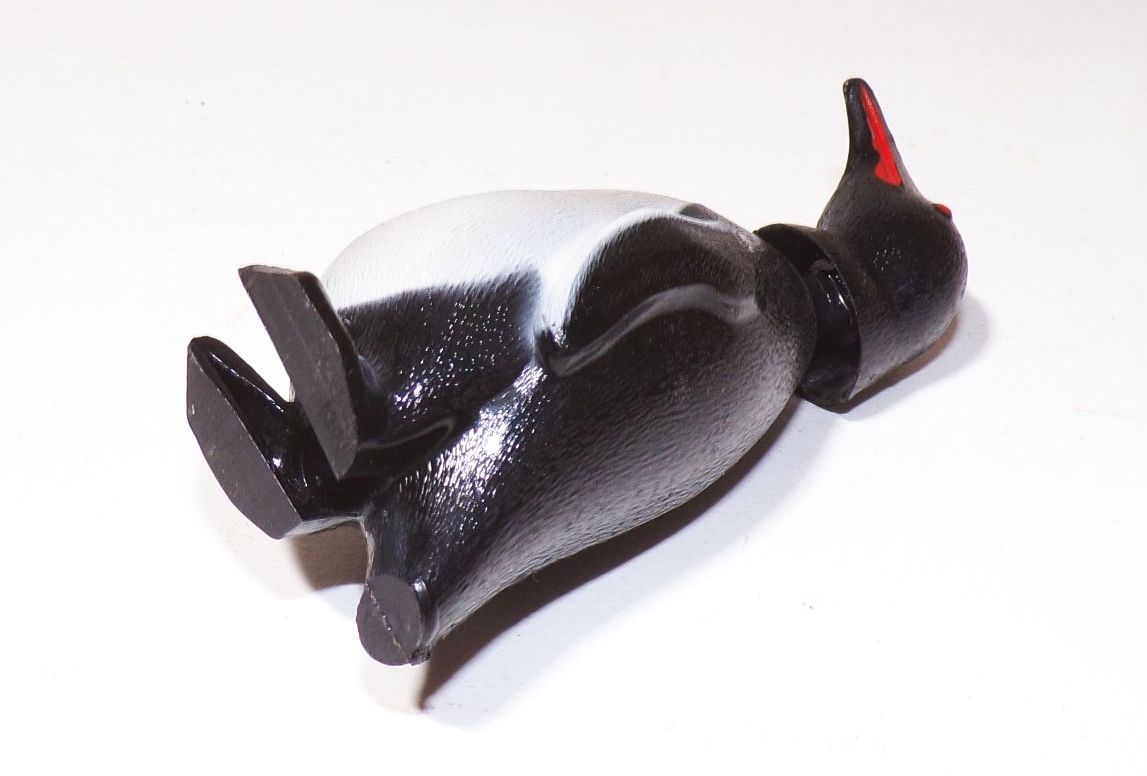 Alter Wackelkopf Pinguin Wackelfigur Figur Vogel Spielzeug 1960er 