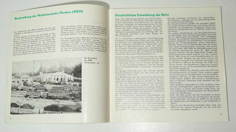 Wald Eisenbahn Muskau 1896 bis 1977 Reichsbahn 