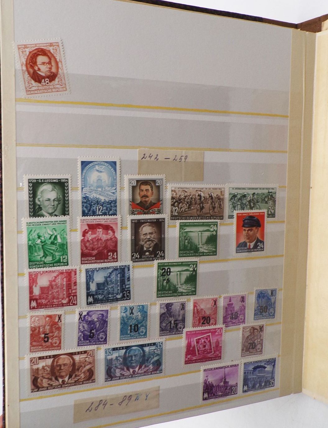 Briefmarkenalbum Alliierte Besatzung DDR Briefmarkenalbum Alliierte Besatzung DDR