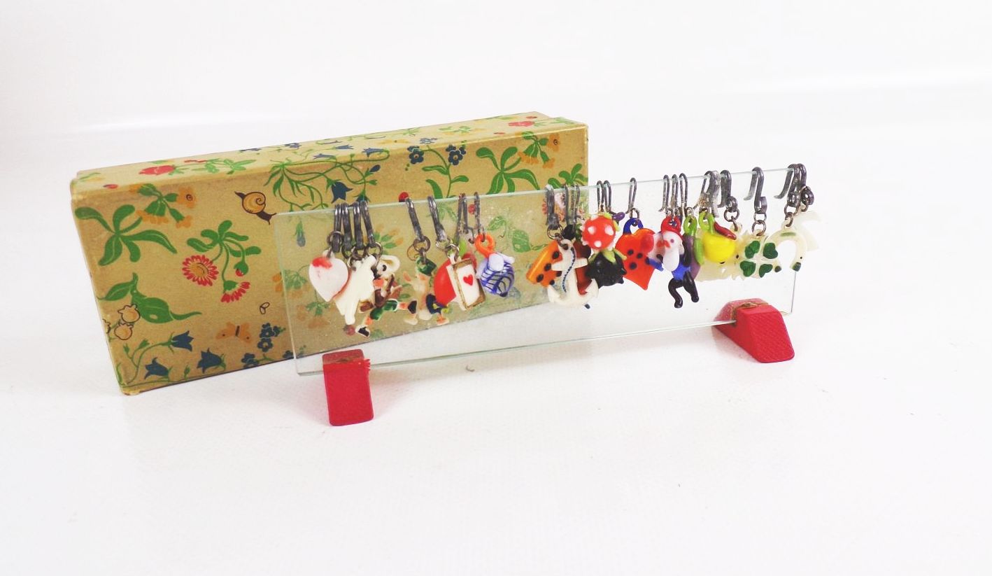 Gläser Anhänger DDR Lauscha Glas DDR Retro Vintage Gläser Anhänger DDR Lauscha Glas DDR Retro Vintage