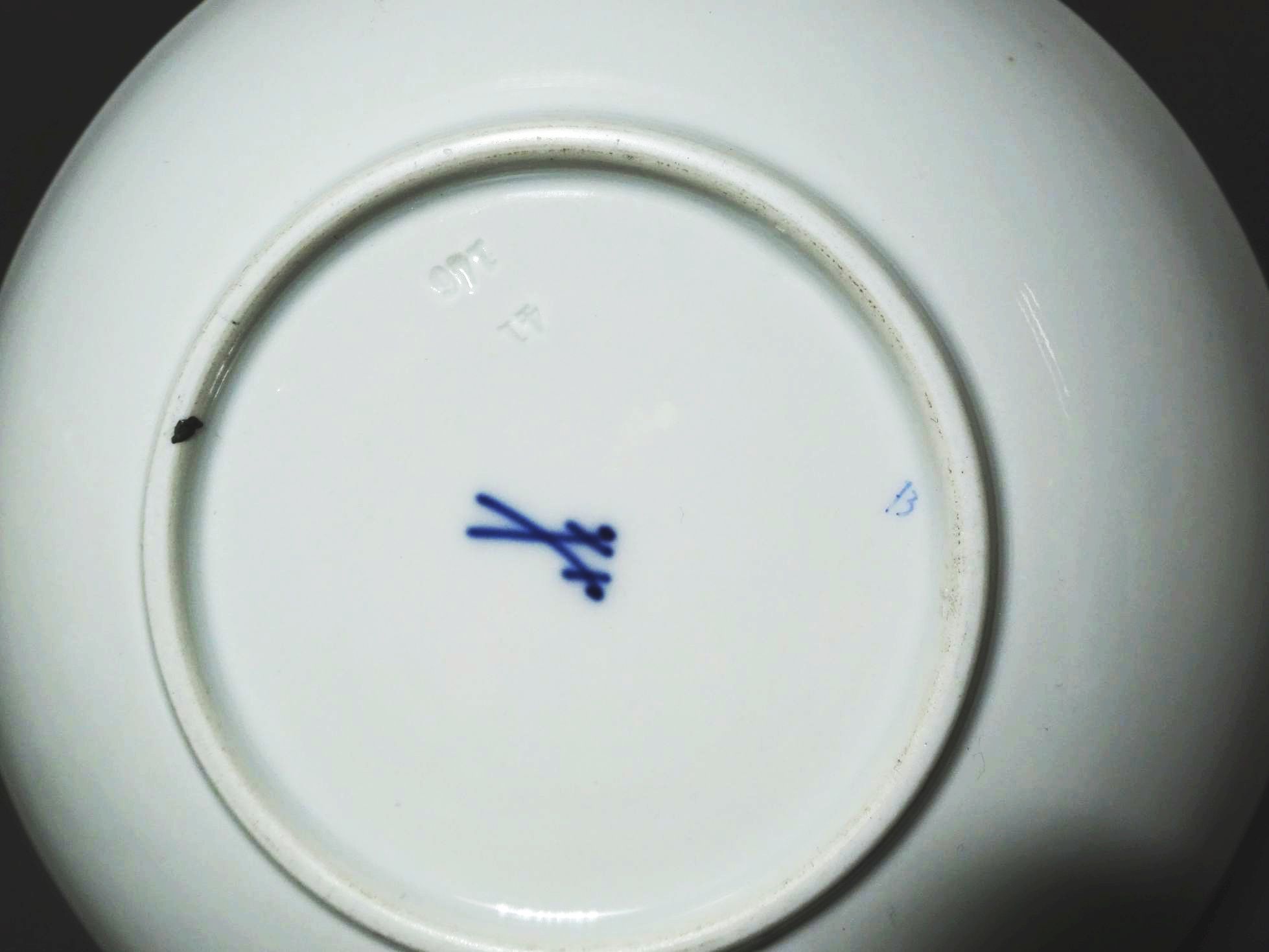 Meissen Gedeck Schwanenhals Blumen Dekor 1 Wahl Knaufzeit