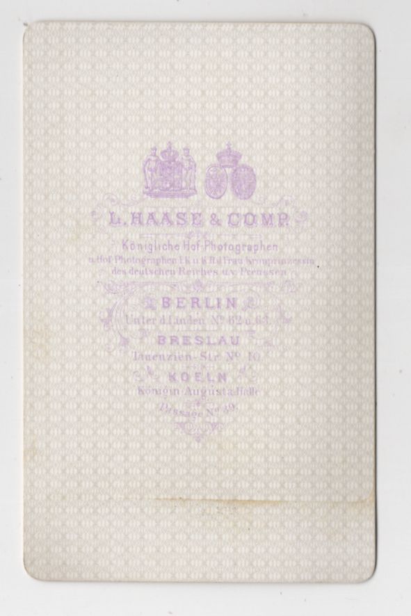 CDV Foto Soldat Orden Abzeichen um 1870 Berlin