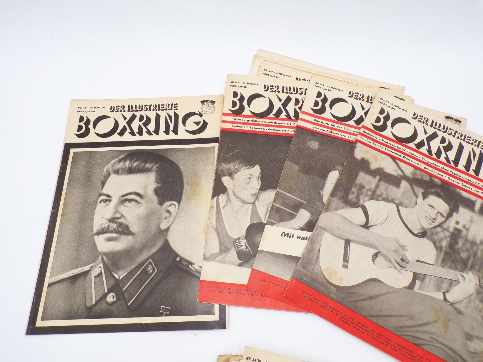 Der illustrierte Boxring Zeitung Boxen Boxer Sport DDR Konvolut Der illustrierte Boxring Zeitung Boxen Boxer Sport DDR Konvolut