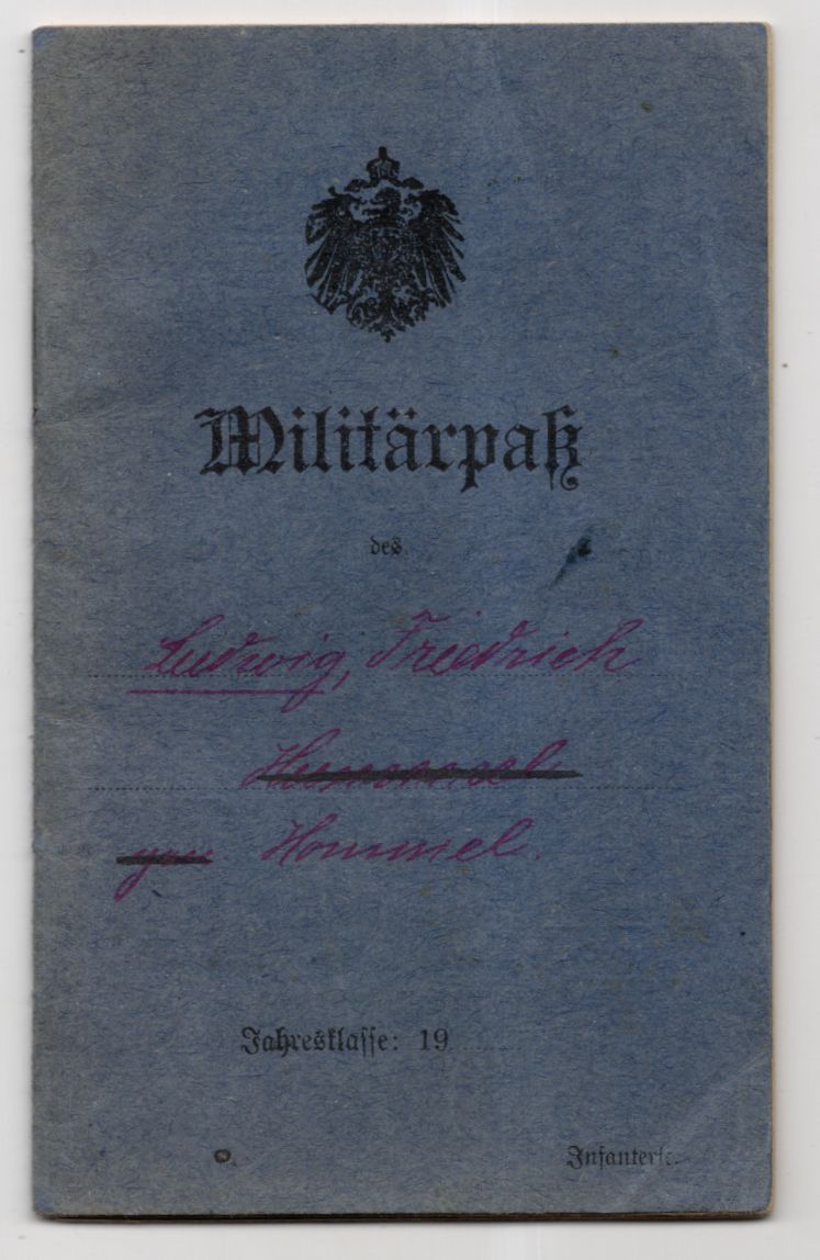 Militärpass 1 Weltkrieg Kurland Beresina 