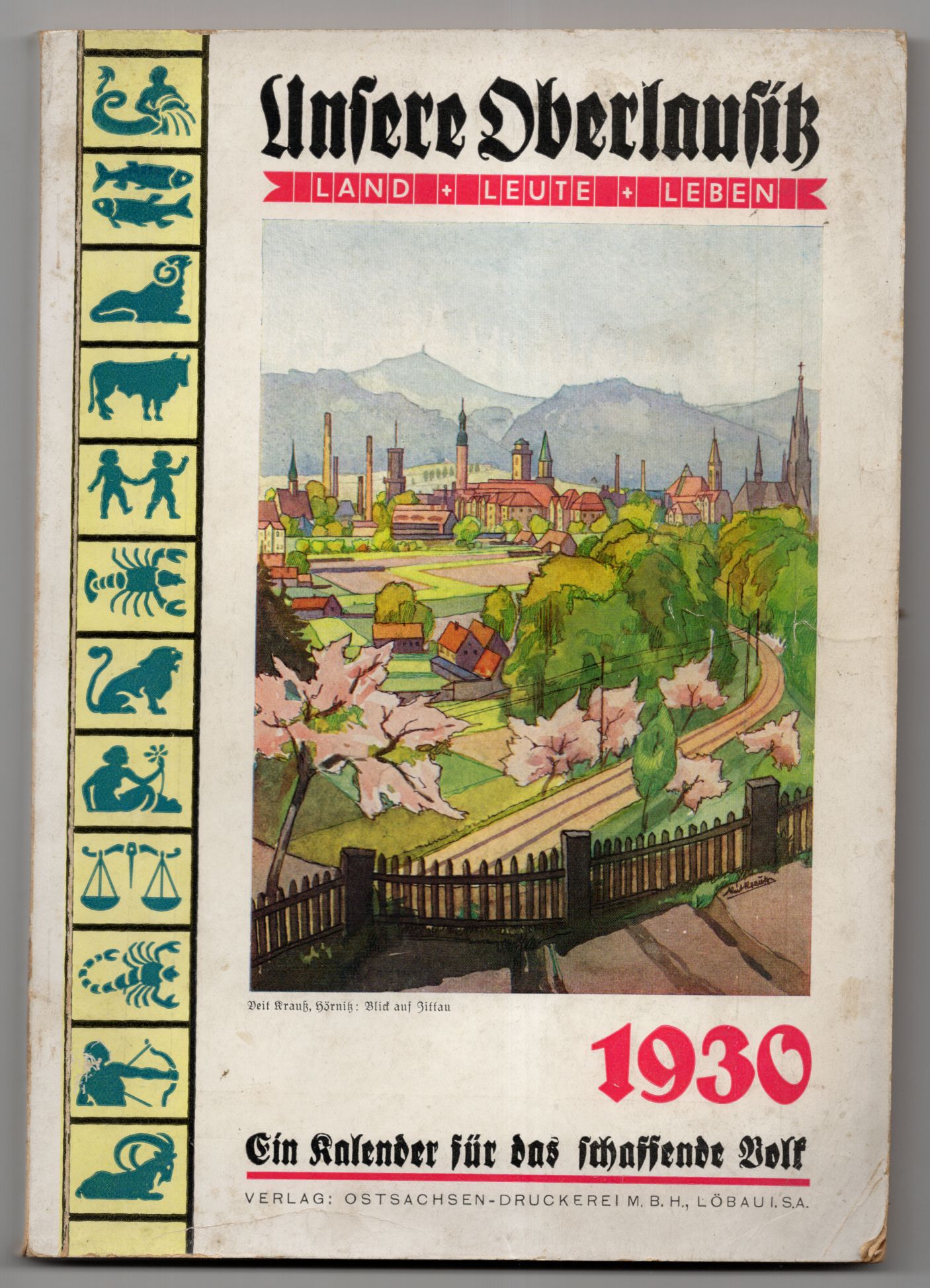 Unsere Oberlausitz Land Leute Leben Kalender 1930