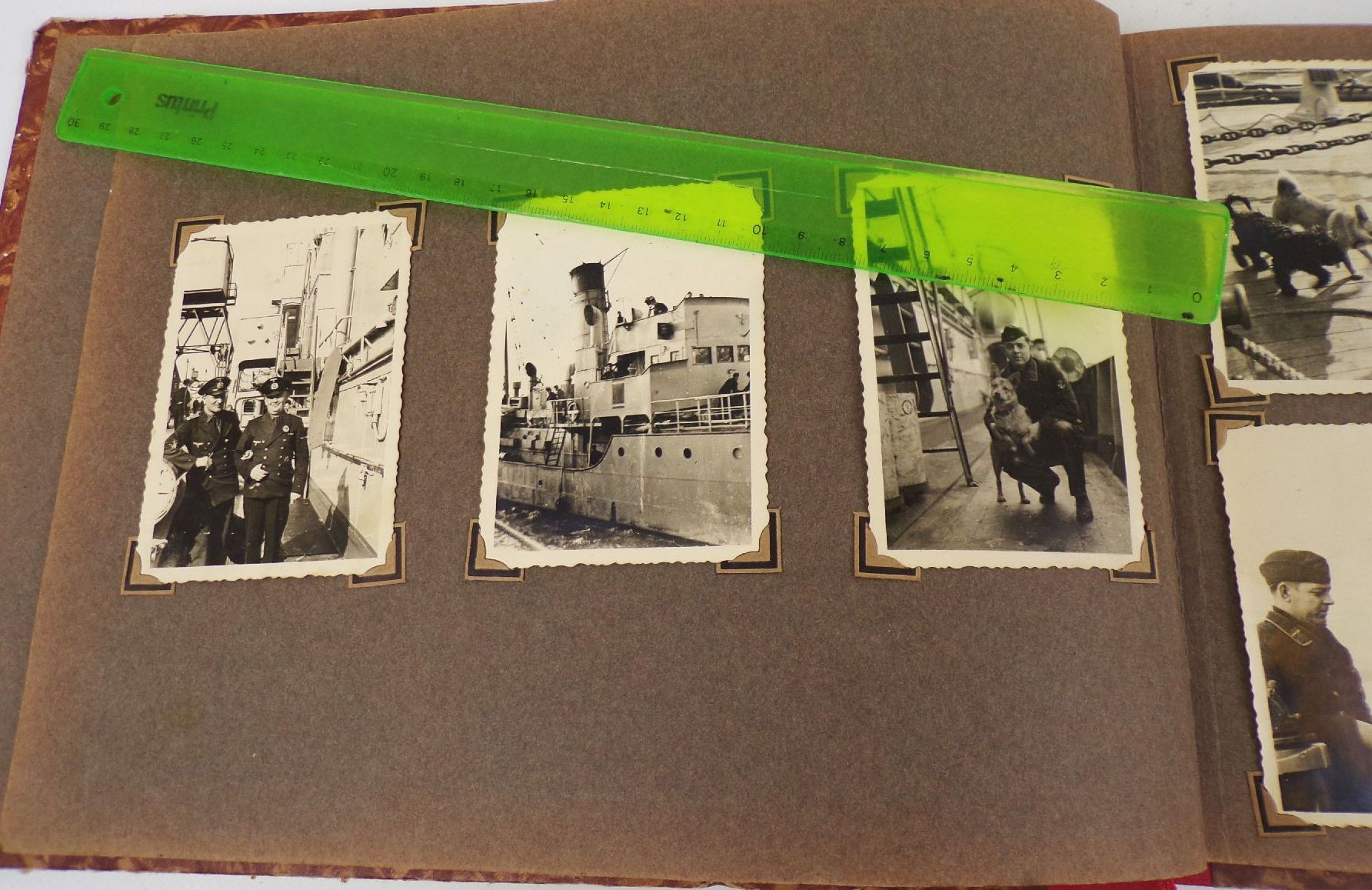 Marine Fotoalbum 2 Wk Schiffe Libau Norwegen Fjorde Matrosen WW2