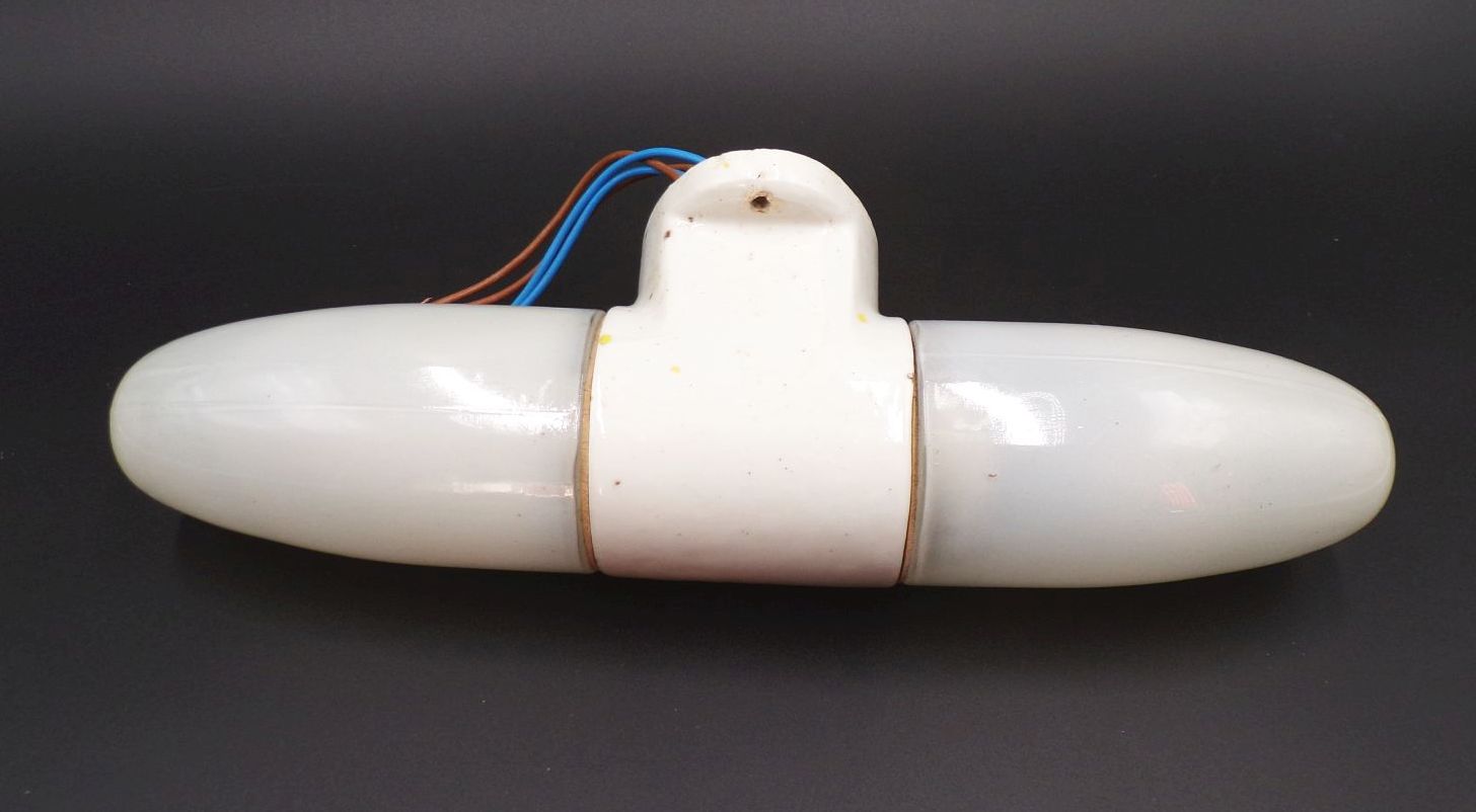 Wagenfeld Wandleuchte Porzellan Glas Bauhaus E14 Art Deco Wandlampe