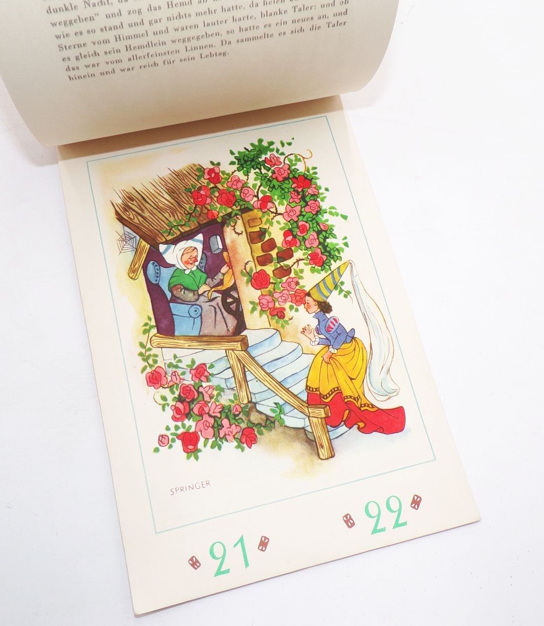 Alter Märchen Adventskalender Es war einmal DDR 1959 Alter Märchen Adventskalender Es war einmal DDR 1959