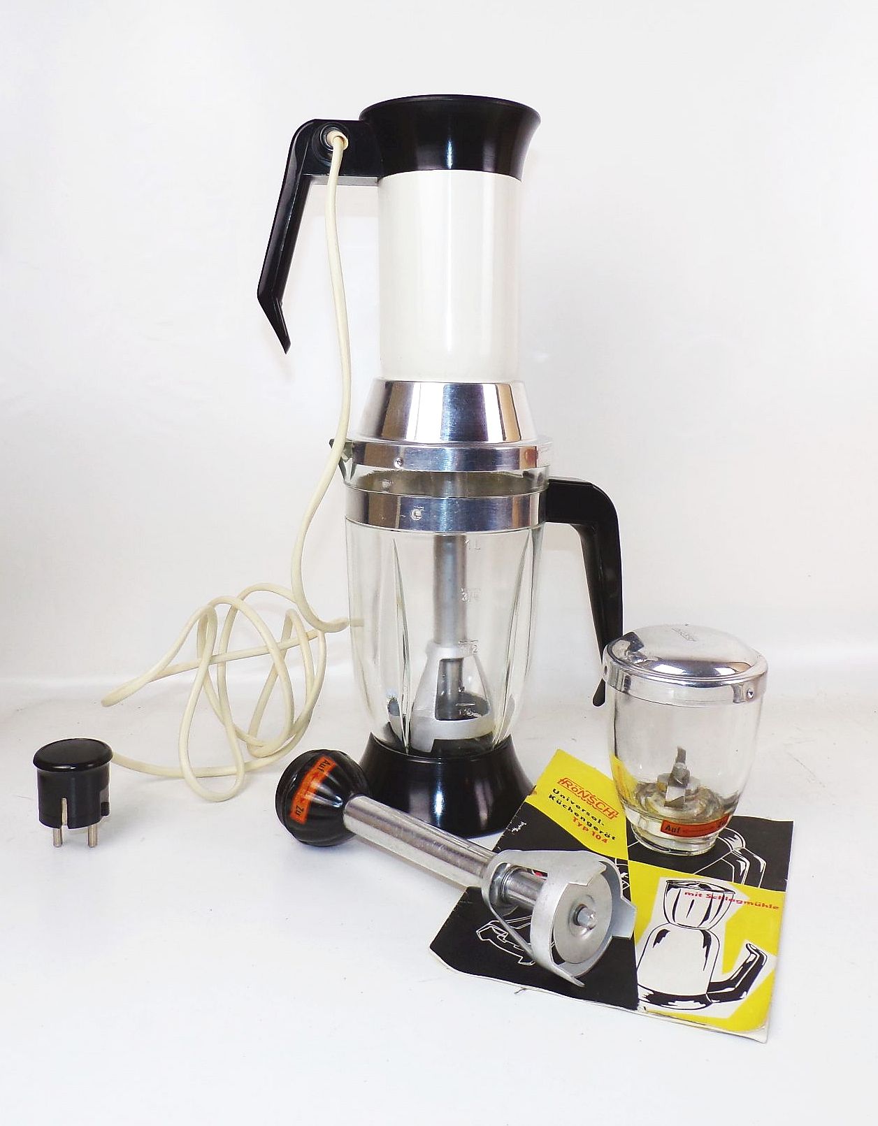 DDR Unimix 104 Rönsch Universal Küchengerät OVP 1959 Mixer 