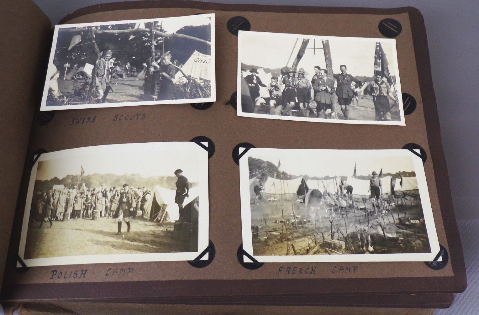 Altes England Fotoalbum Pfadfinder Treffen scouts um 1930 Altes England Fotoalbum Pfadfinder Treffen scouts um 1930