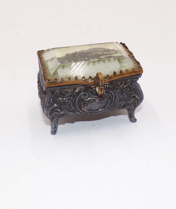 Alte Schmuckdose Oybin Andenken um 1910 Box Schatulle Antik Alte Schmuckdose Oybin Andenken um 1910 Box Schatulle Antik