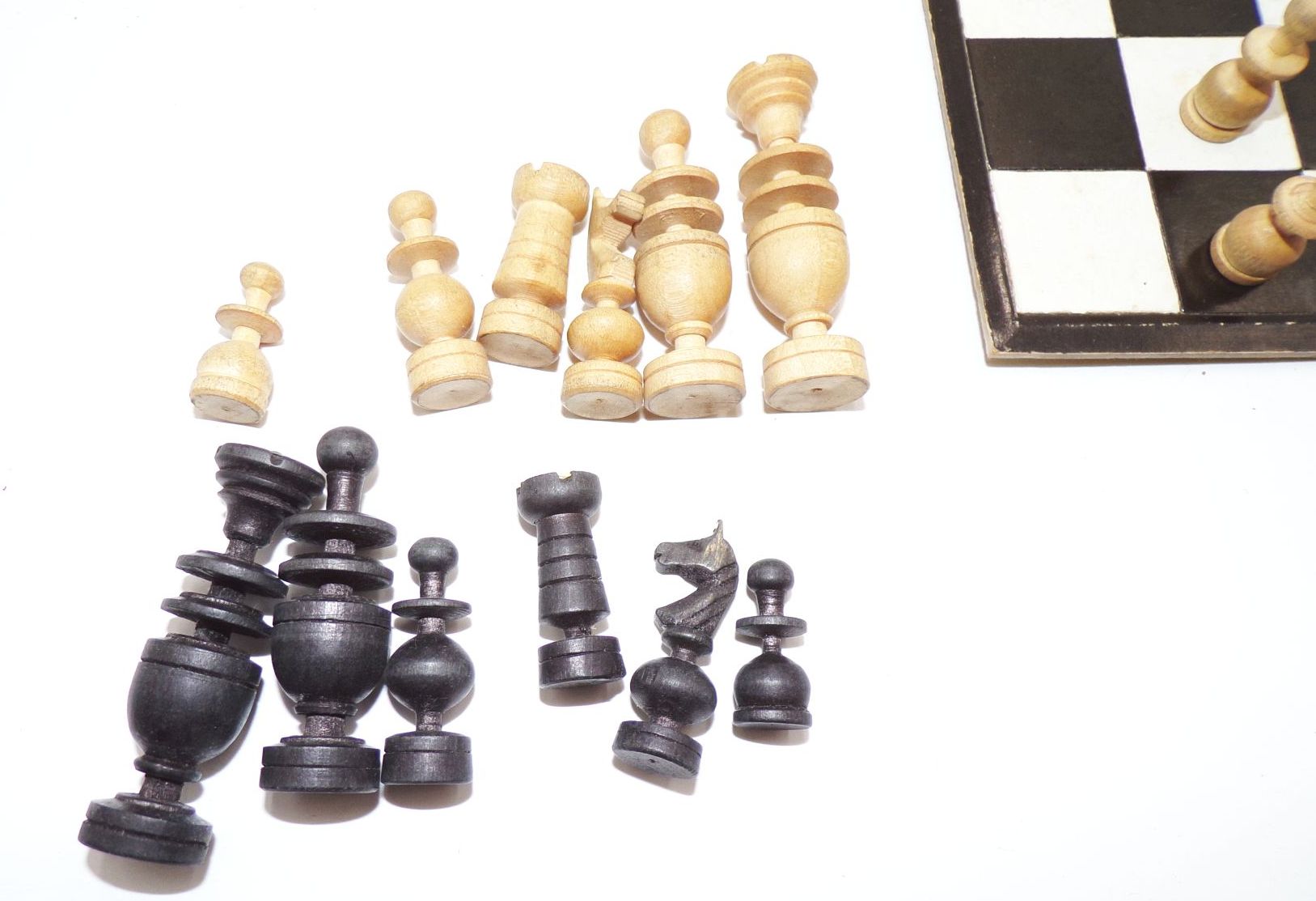 Altes Schach Mühle Spiel um 1930 Reisespiel