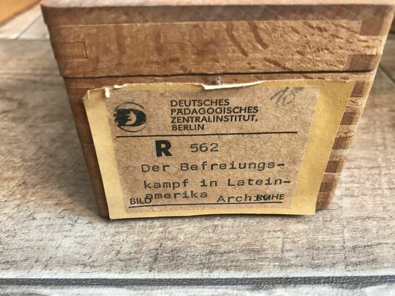 Dias alte Lehrmittel Sowjetunion Deutschland Glasdias