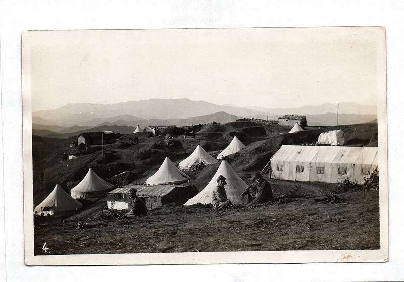 Foto Ansichtskarte Zelte Armee Lager